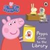 Peppa Pig : Peppa Goes To The Library - Board Book
