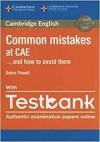 Common Mistakes At Cae With Testbank (Online Ex.Papers)