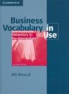 Business Vocabulary In Use Elementary To Pre-Inter.+ Key 2Nd