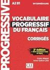 Vocabulaire Progressif Du Francais -Intermédiaire Corrigés 3